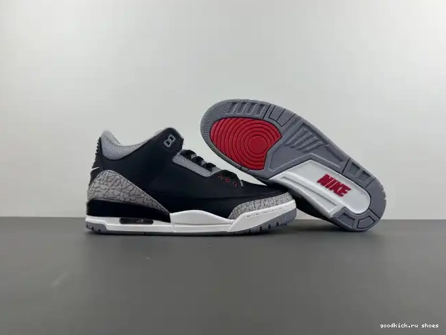 Cheap 3 Cement DN3707-010 Black Jordan Air 0617